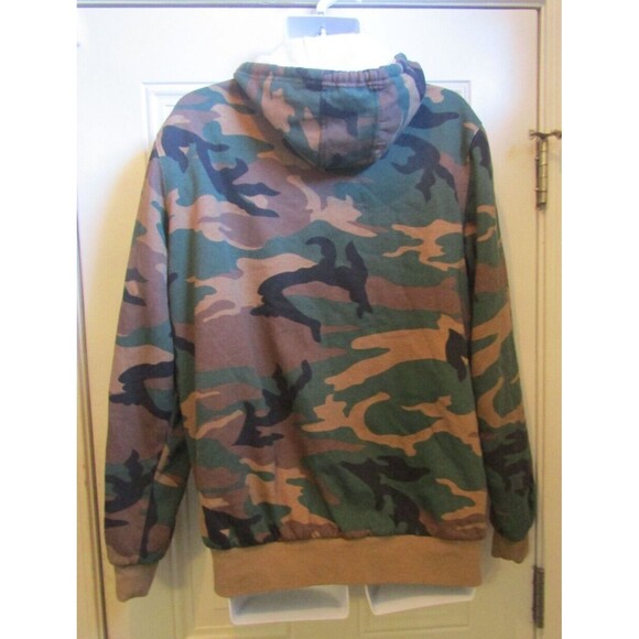 Boulder Creek Camouflage Hoodie Jacket Cargo Sweatpants Thermal Lined Hunting L - Picture 4 of 14